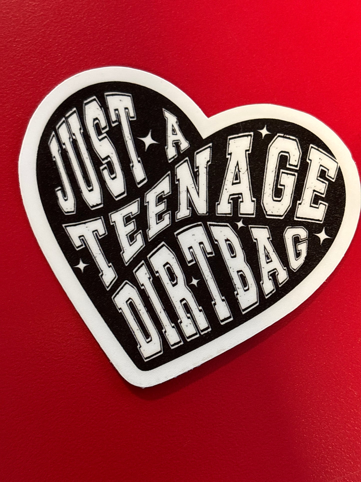 Just a teenage dirtbag. Sticker.
